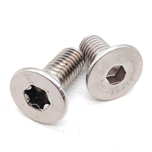 Flat Head Hex Socket Bolt M2 M2.5 M3 M4 M5 M6 M8 DIN 7991 Stainless Steel A4 Countersunk Head OEM ODM Zinc,plain 100pcs